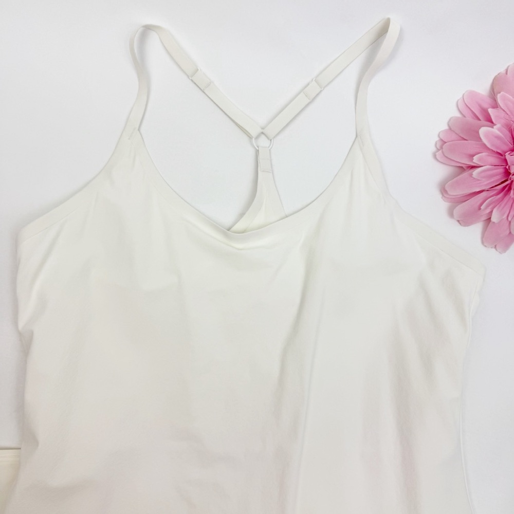 Outdoor Voices The Exercise Dress Tennis Athletic Workout White Lined - Picture 5 of 14